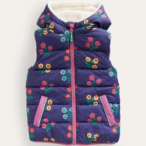 NWOT Mini Boden Borg Mix Reversible Vest